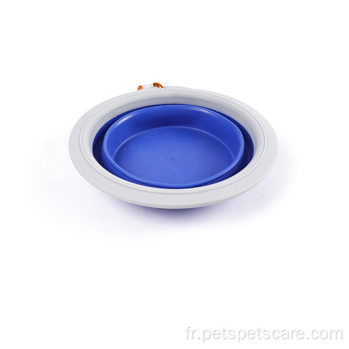 Bol de chiens en silicone pour animaux de compagnie alimentaire pour voyager